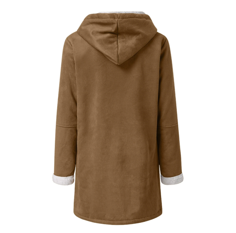 Warm and cozy winter hooded jacket for women