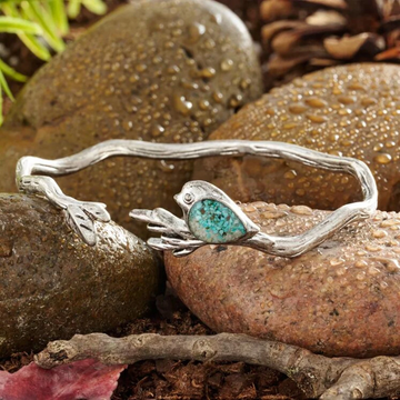 Nature inspired birdie bracelet