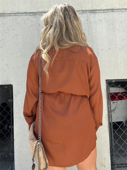 Women's plain long sleeve shirt