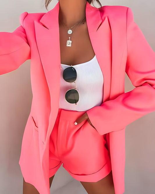 Blazer and Shorts Set