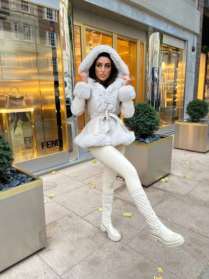 Women's winter coat with hood