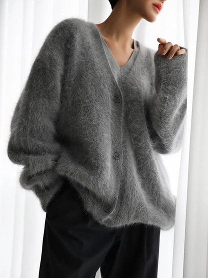 Women's soft knitted sweater