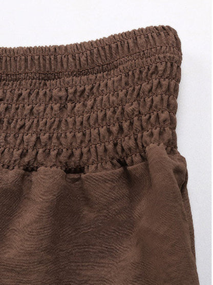 Wilma - solid color flared wide-leg pants