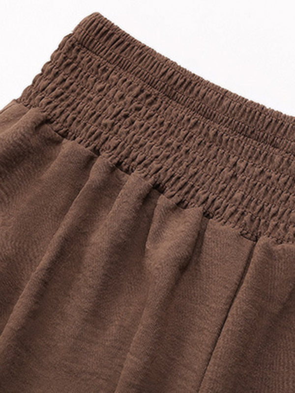 Wilma - solid color flared wide-leg pants