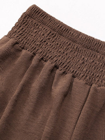Wilma - solid color flared wide-leg pants