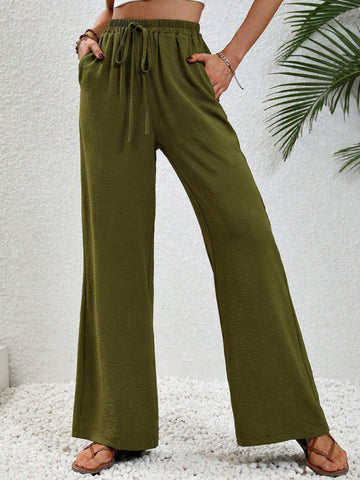 Malda - comfortable wide leg pants with elastic waist