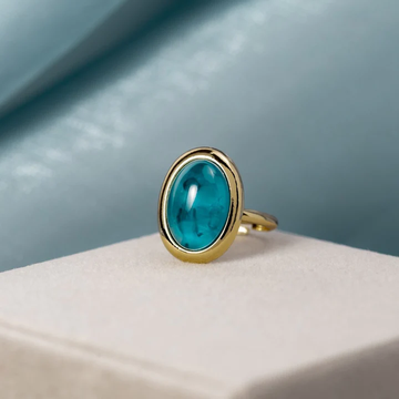 Turquoise opal ring