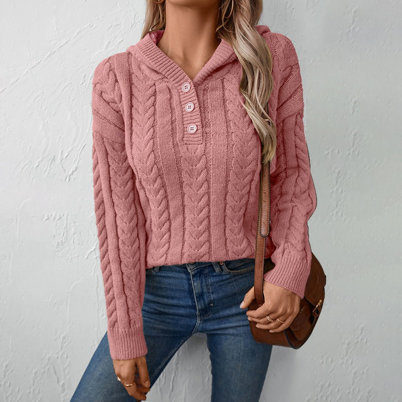 Cable Knit Relaxed Fit Knitted Top 