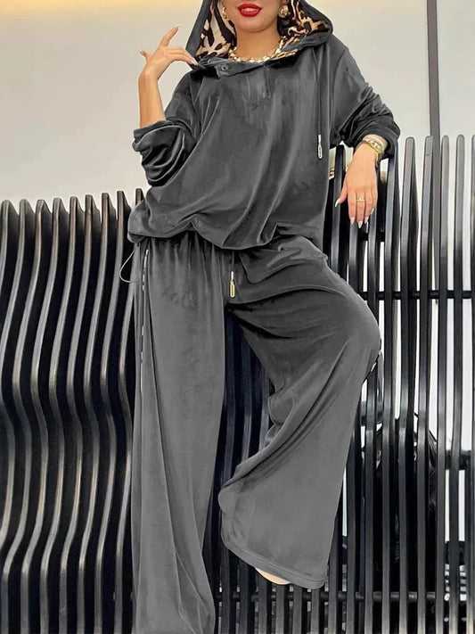 Plush Feel Oversized Loungewear Set 