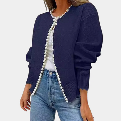 Women’s Cardigan – Relaxed Fit – Soft Knit – Button Front – Long Sleeve Casual Layer