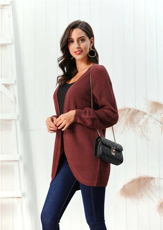 Chunky Knit Relaxed Fit Cardigan 