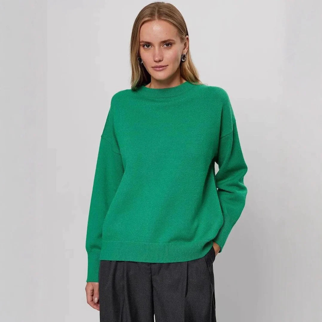 Soft Knit Relaxed Fit Pullover Sweater 