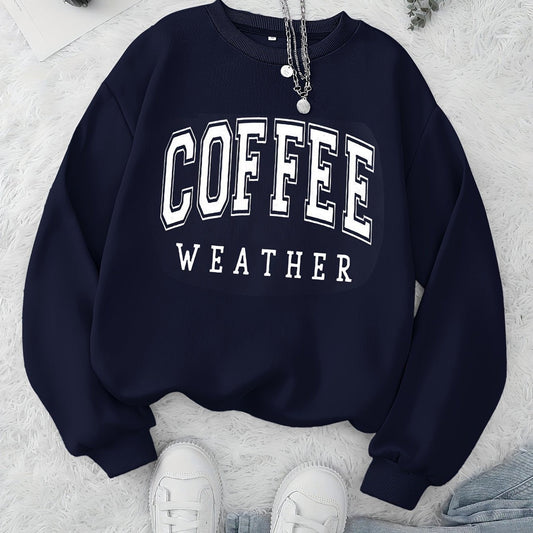Relaxed Fit Cotton Blend Pullover Sweatshirt 