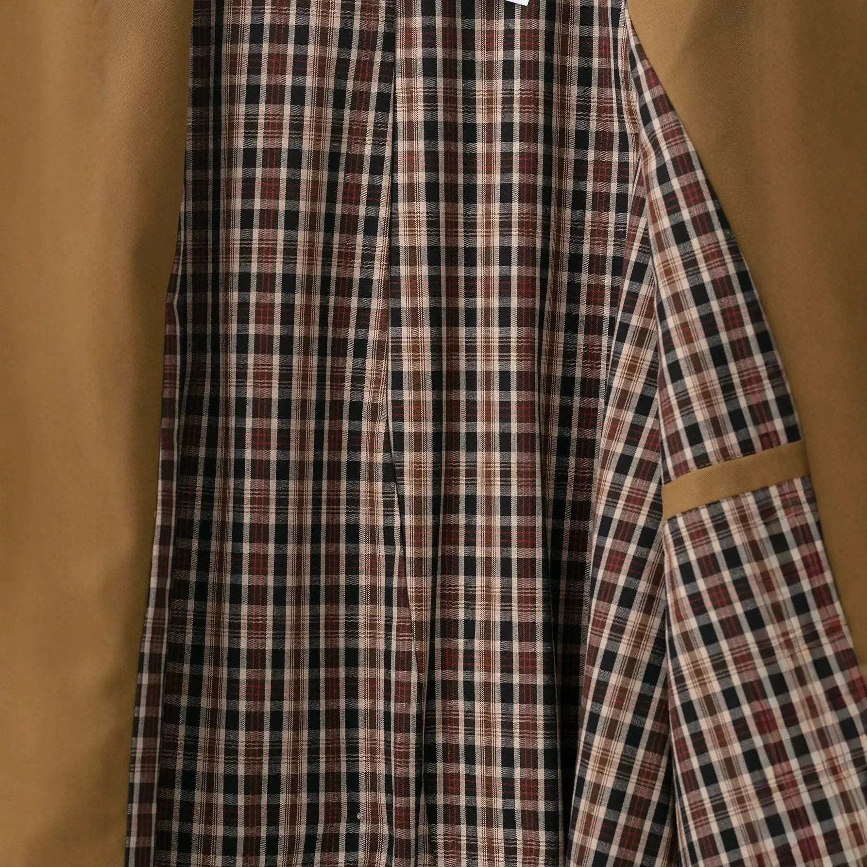 Cotton Blend Loose Fit Trench Coat