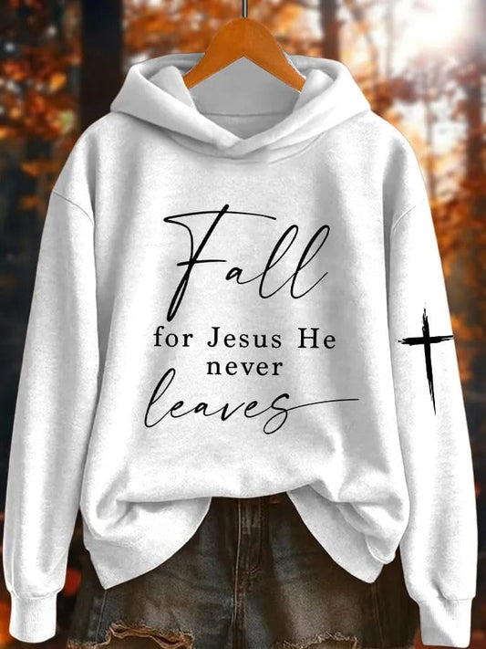 Oversized Graphic Cotton Blend Hooded Sweatshirt 
