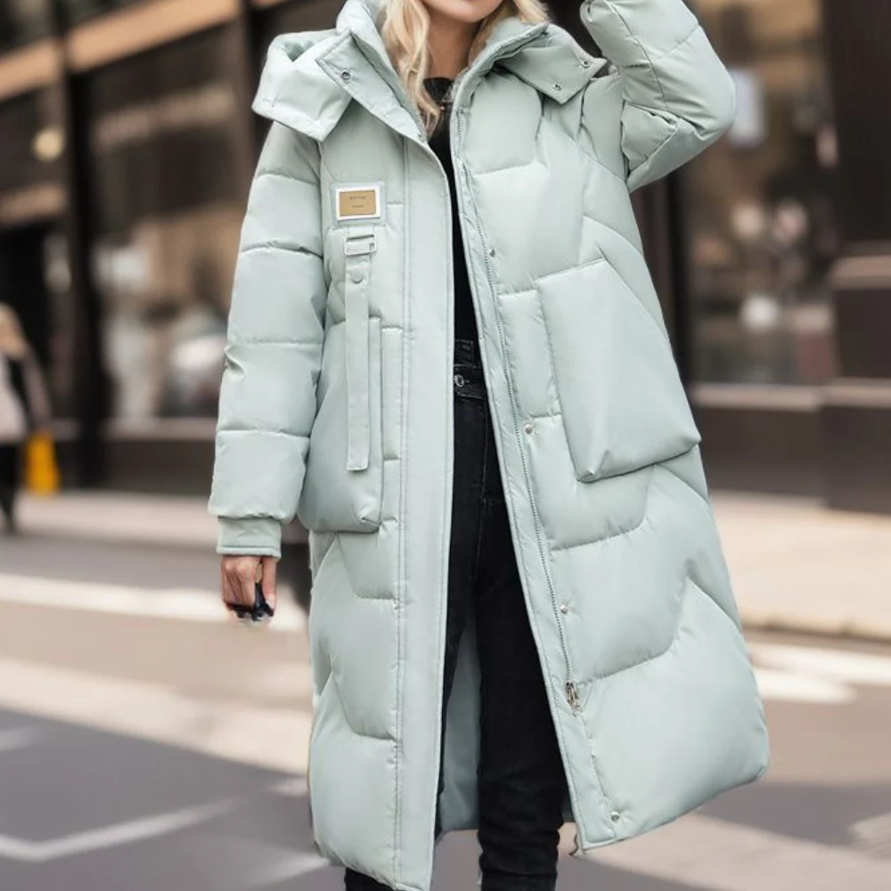 Quilted Insulated Oversized Trench Coat 