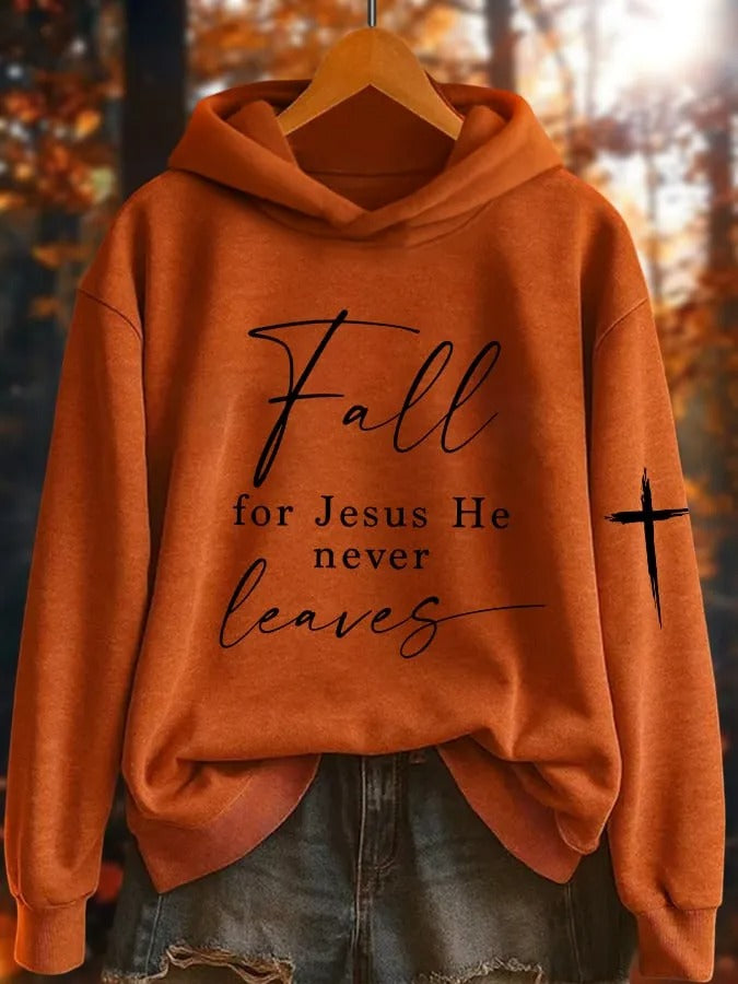 Oversized Graphic Cotton Blend Hooded Sweatshirt 