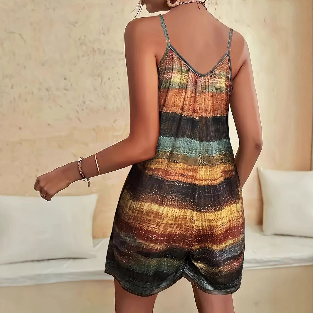 Lightweight Loose Fit Wide Leg Jumpsuit 