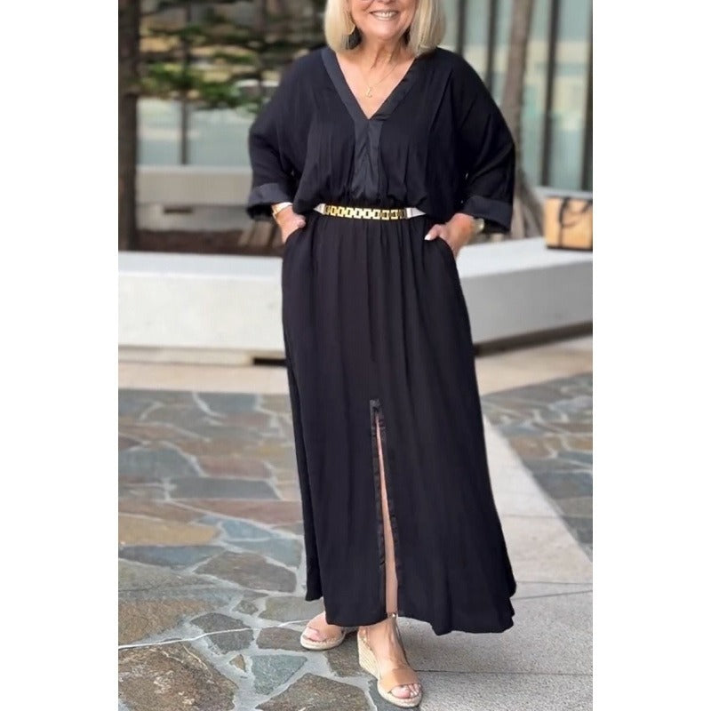 Relaxed Fit Cotton Feel Maxi Dress 