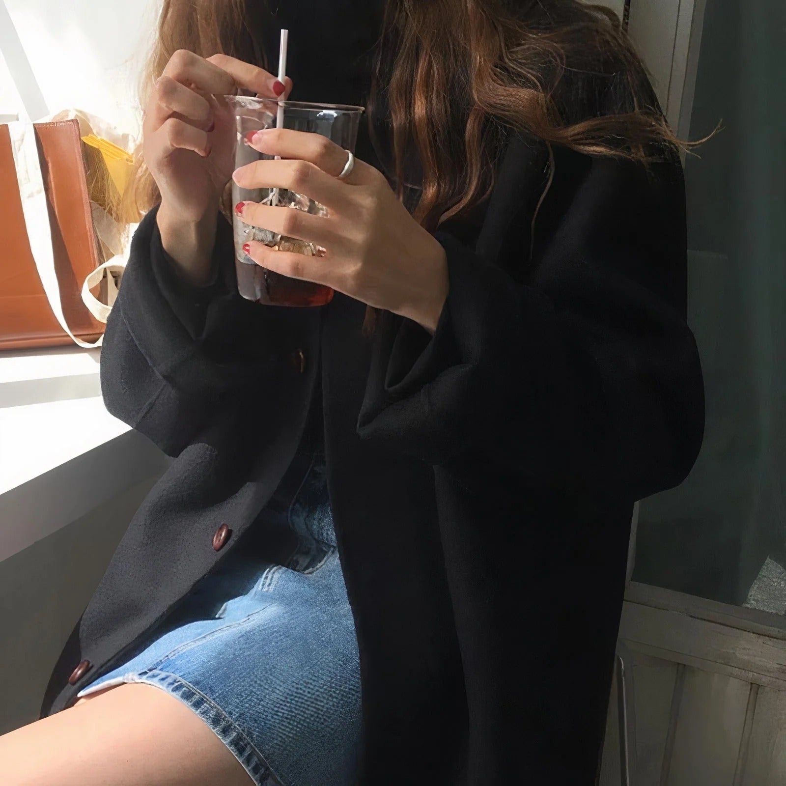 Wool Relaxed Oversized Notched Coat