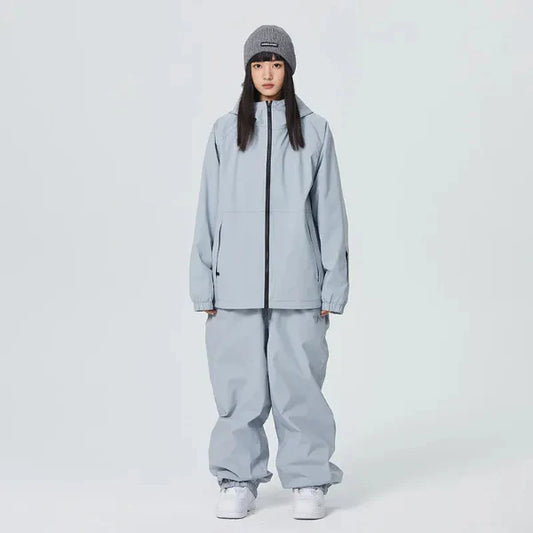 Two-Piece Weather-Resistant Oversized Fit Ski Suit 