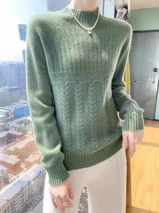 Soft Knit Relaxed Fit Pullover Sweatshirt 