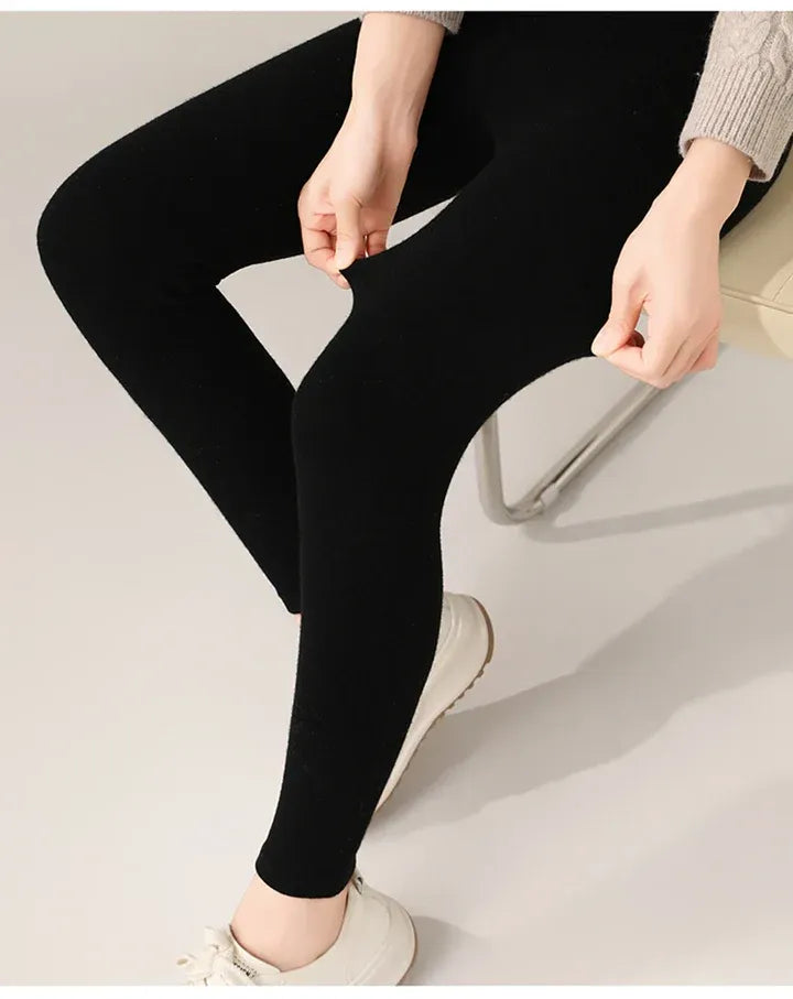 Slim Knit Heathered Slim Fit Leggings 