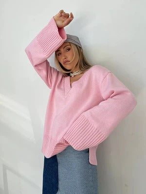 Soft Knit Relaxed Fit Pullover Sweater 