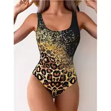 Bold Print Stretch Fit One-Piece Swimsuit 