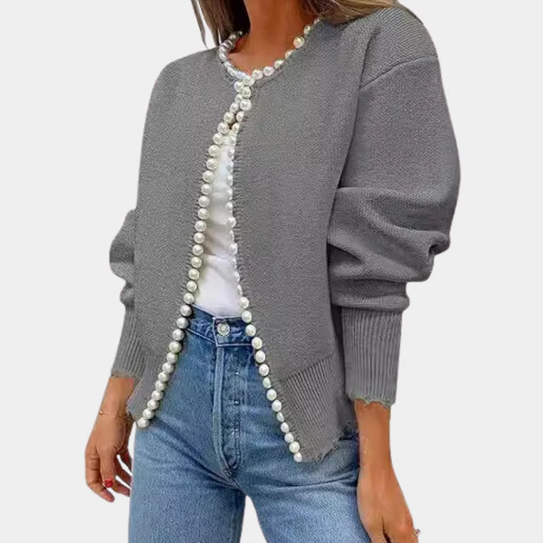 Women’s Cardigan – Relaxed Fit – Soft Knit – Button Front – Long Sleeve Casual Layer