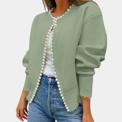 Women’s Cardigan – Relaxed Fit – Soft Knit – Button Front – Long Sleeve Casual Layer