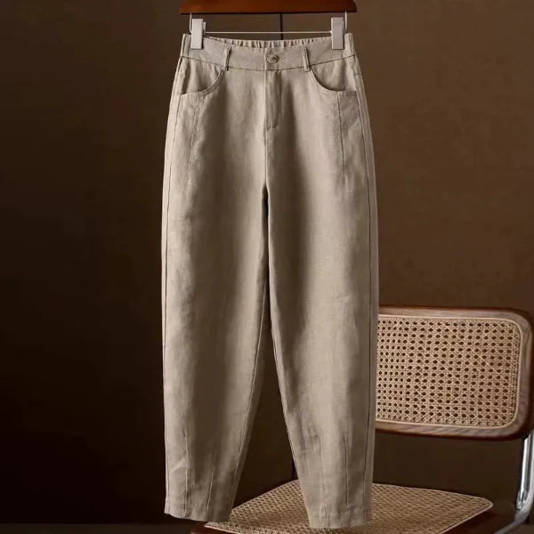 High Waist Relaxed Fit Harem Pants 