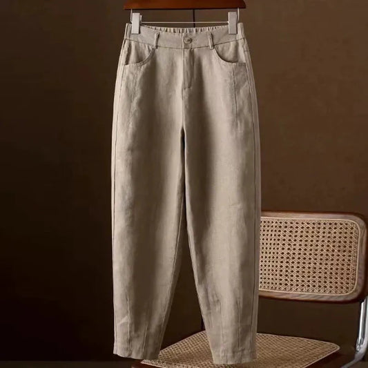 High Waist Relaxed Fit Harem Pants 