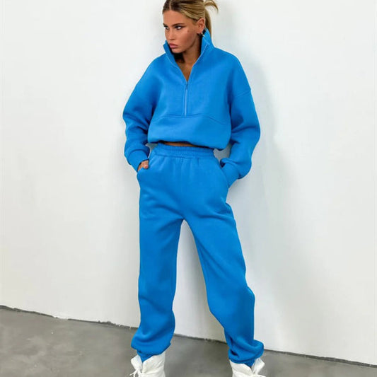 Relaxed Fit Cotton Blend Sweat Set 