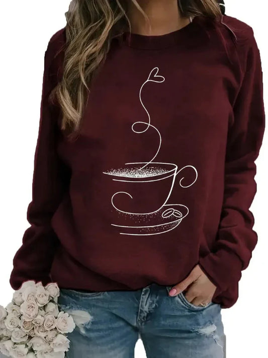 Relaxed Fit Cotton Blend Sweatshirt 