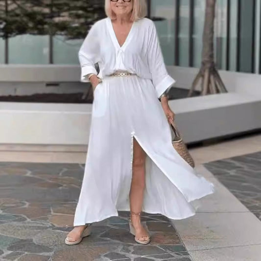 Relaxed Fit Cotton Feel Maxi Dress 