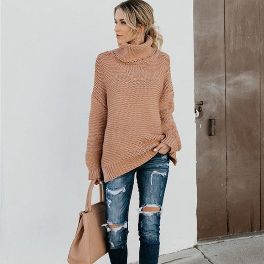 Chunky Wool Relaxed Fit Knitted Sweater 