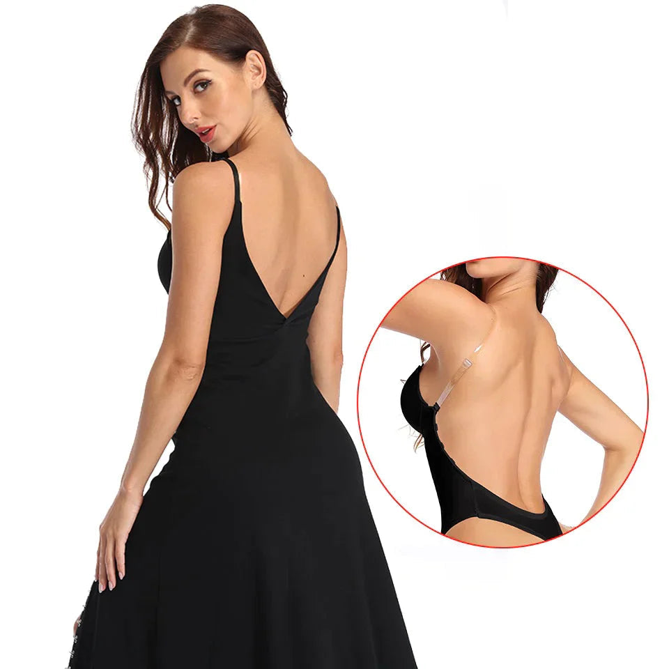 Women’s Bodysuit – Form-Fitting Stretch – Underwire Support – Front Cut-Out – Adjustable Straps