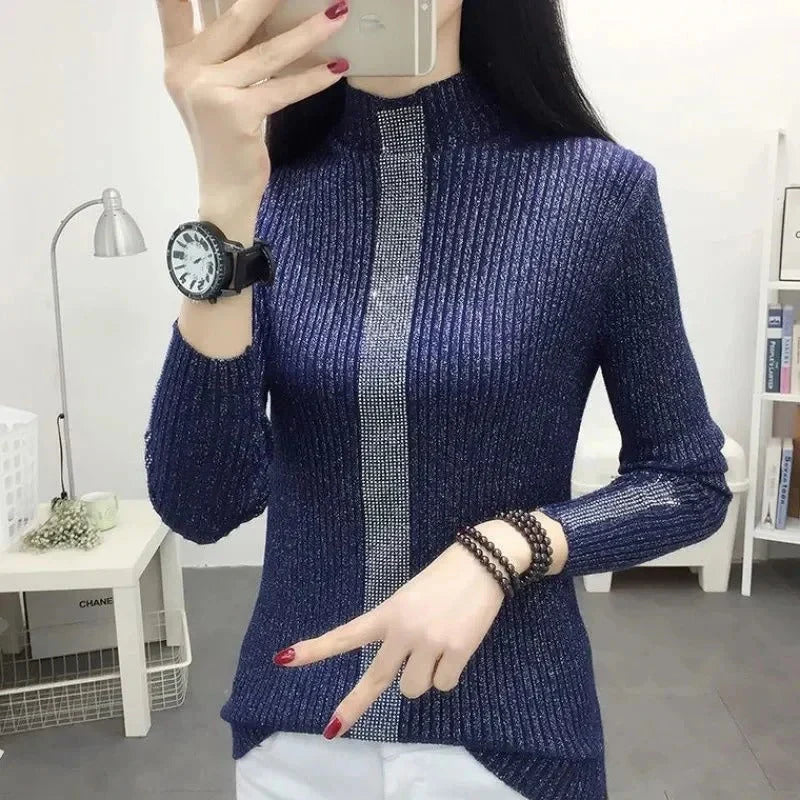 Loose Fit Turtleneck Sweater