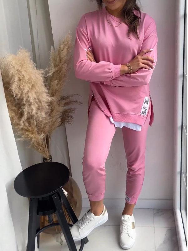 Women's stylish sweater and slim fit pants set