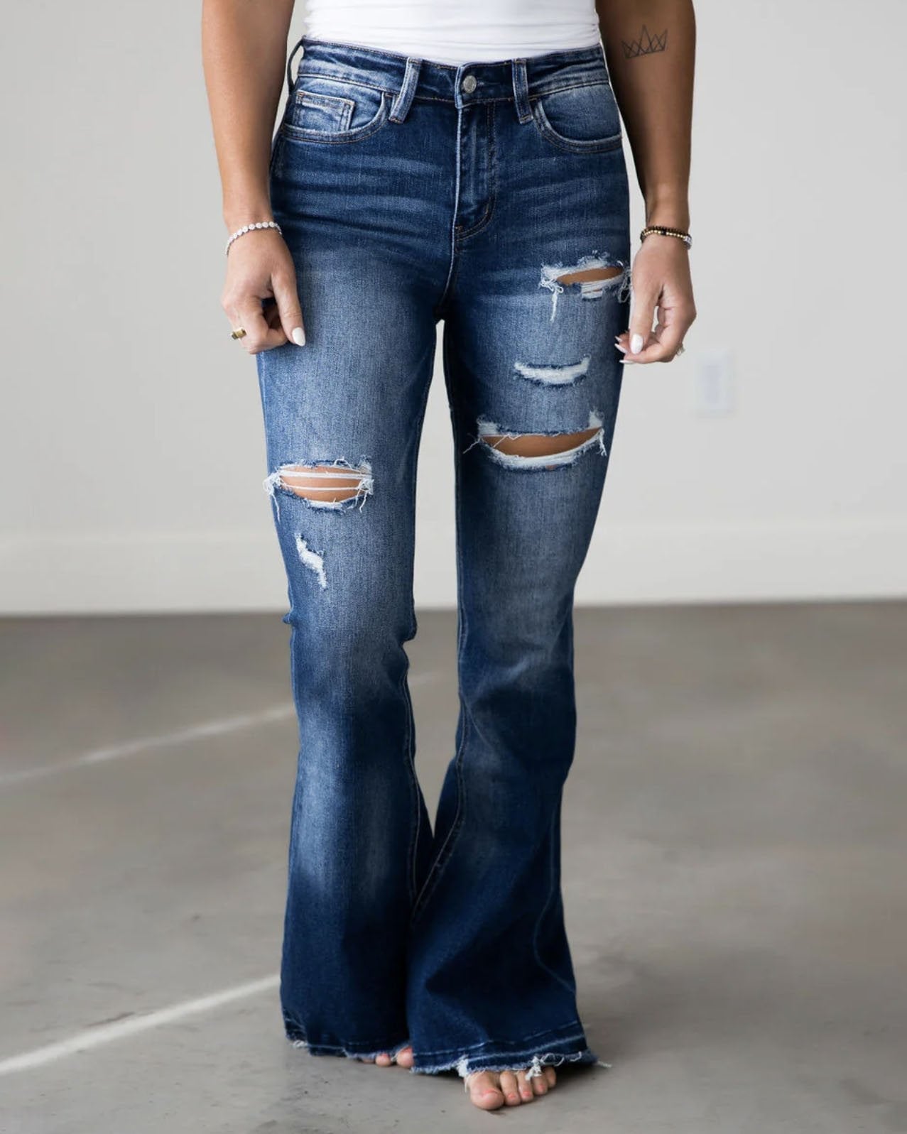 High Waist Bootcut Flared Pants