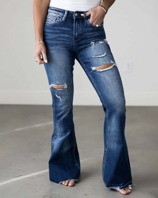 High Waist Bootcut Flared Pants