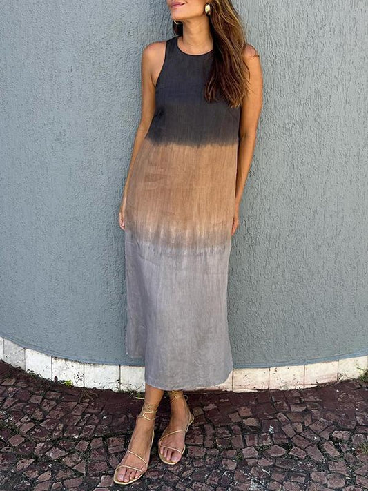 Flowing Lightweight Sleeveless Maxi Dress