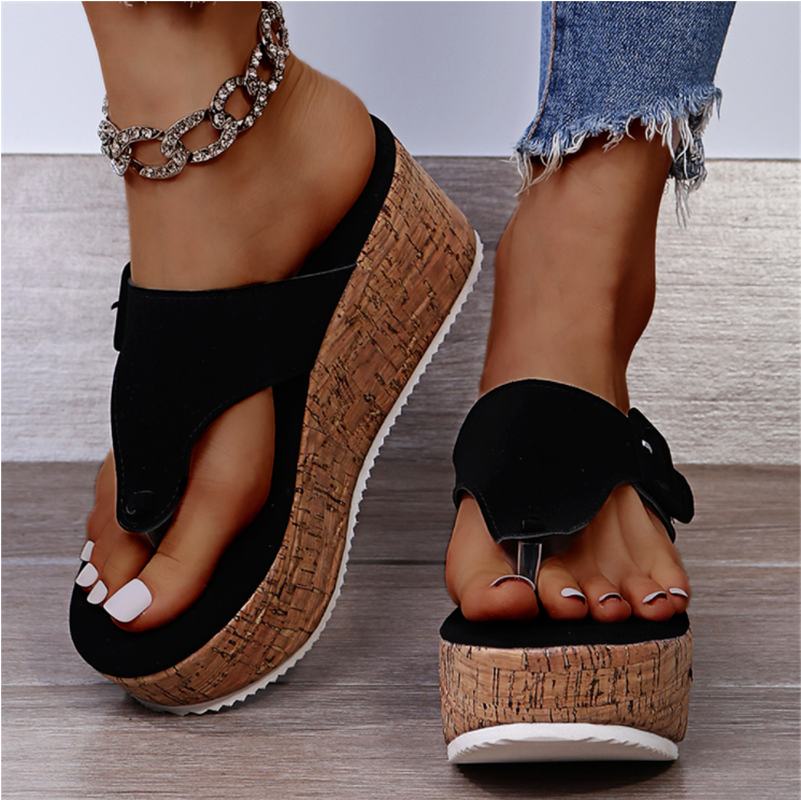 Anita - Summer wedge sandals