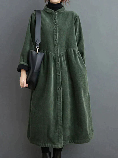 Women's retro loose casual jacket long sleeve