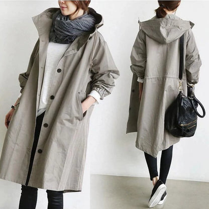 Women's windbreaker autumn dress