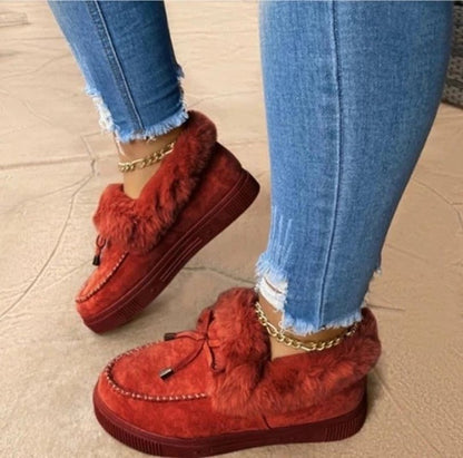 Women's warm fur winter boots