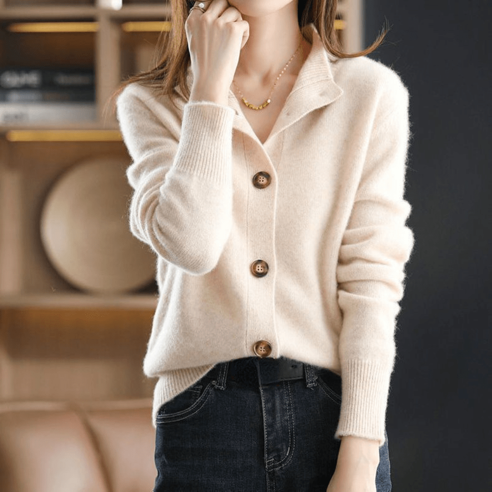 Women's retro button down cardigan