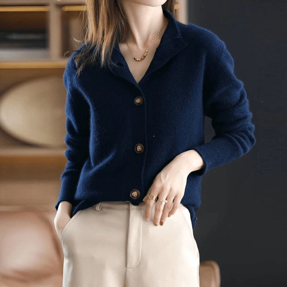 Women's retro button down cardigan