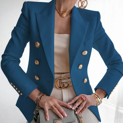 Women's elegant long sleeve blazer